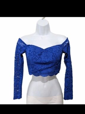 Sequin Hearts Off Shoulder Lace Crop Milk Maiden Top 3 City Whimsical Croquette